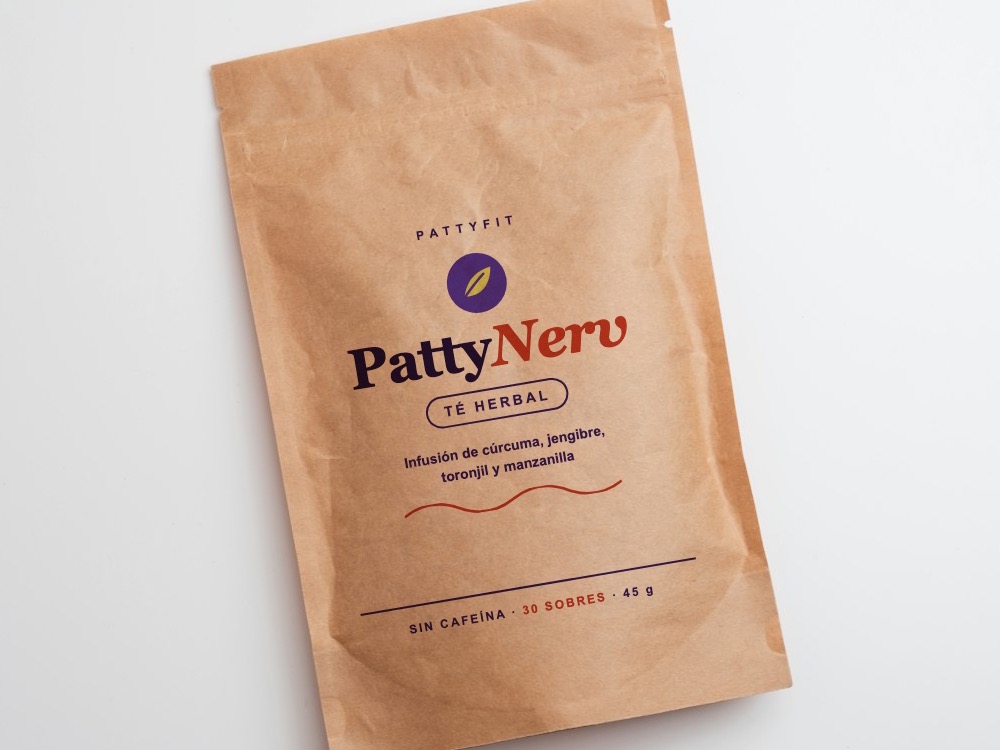 Bolsa kraft del té herbal PattyNerv de Pattyfit